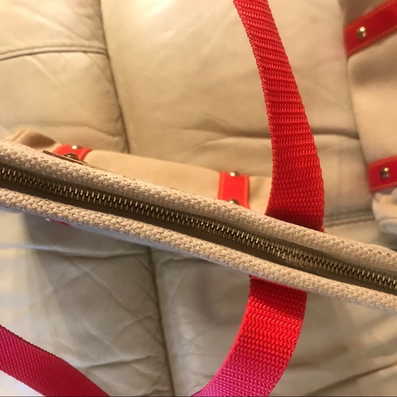 Louis Vuitton Inventeur Cabas MM beige x red bag - Picture 8 of 9